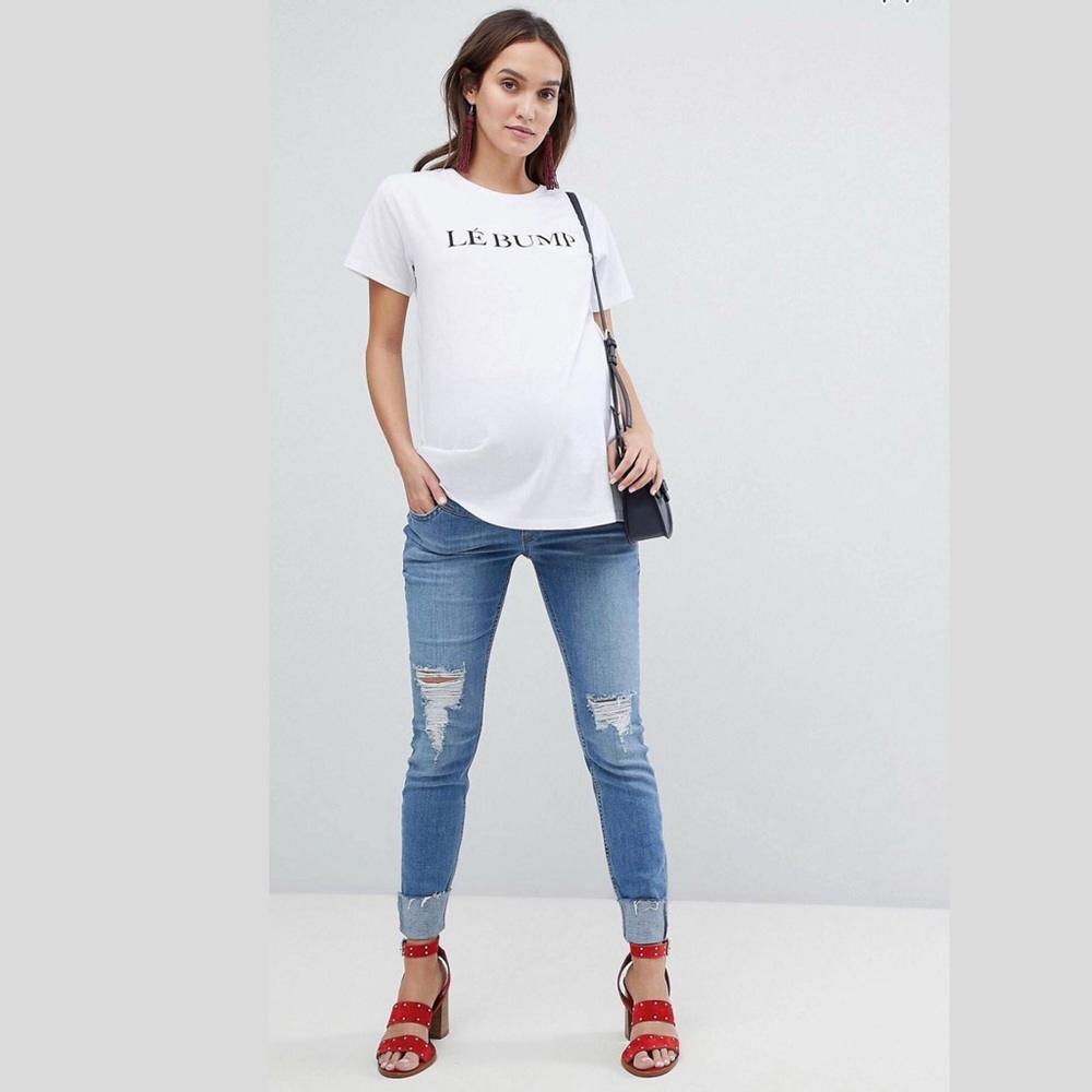 ASOS maternity Le Bump tee shirt